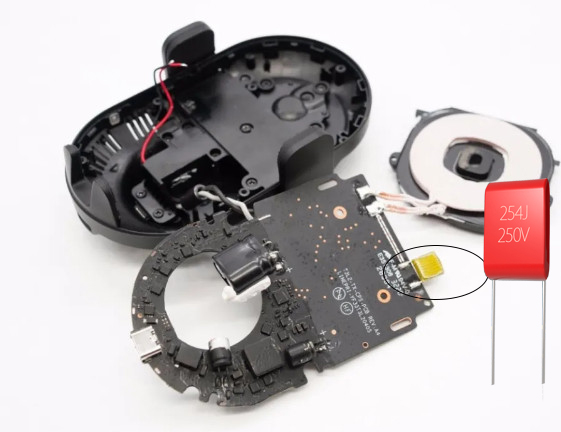 無線充諧振電容254J250V 無線充諧振電容254J250V