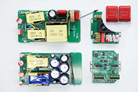 PD快充專(zhuān)用電容685J450V用于旭聯(lián)120W氮化鎵桌面充電器